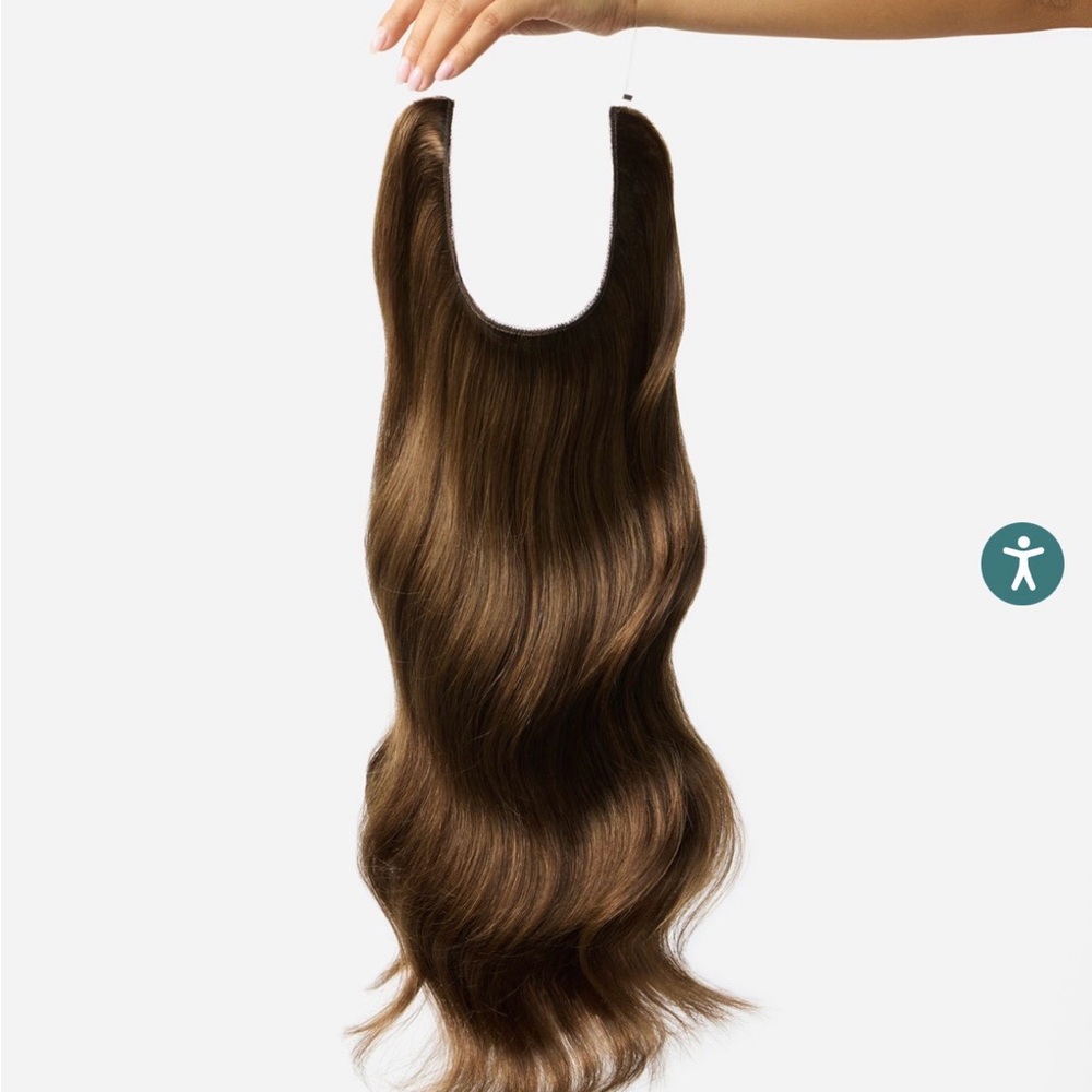 Hidden Crown 18” Halo Hair Extension - Warm Medium Brown